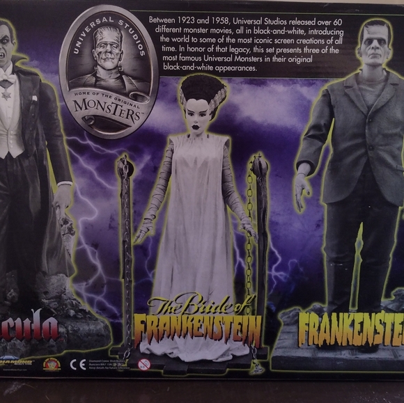 Universal Monster 3 figure action figure set - Picture 2 of 7